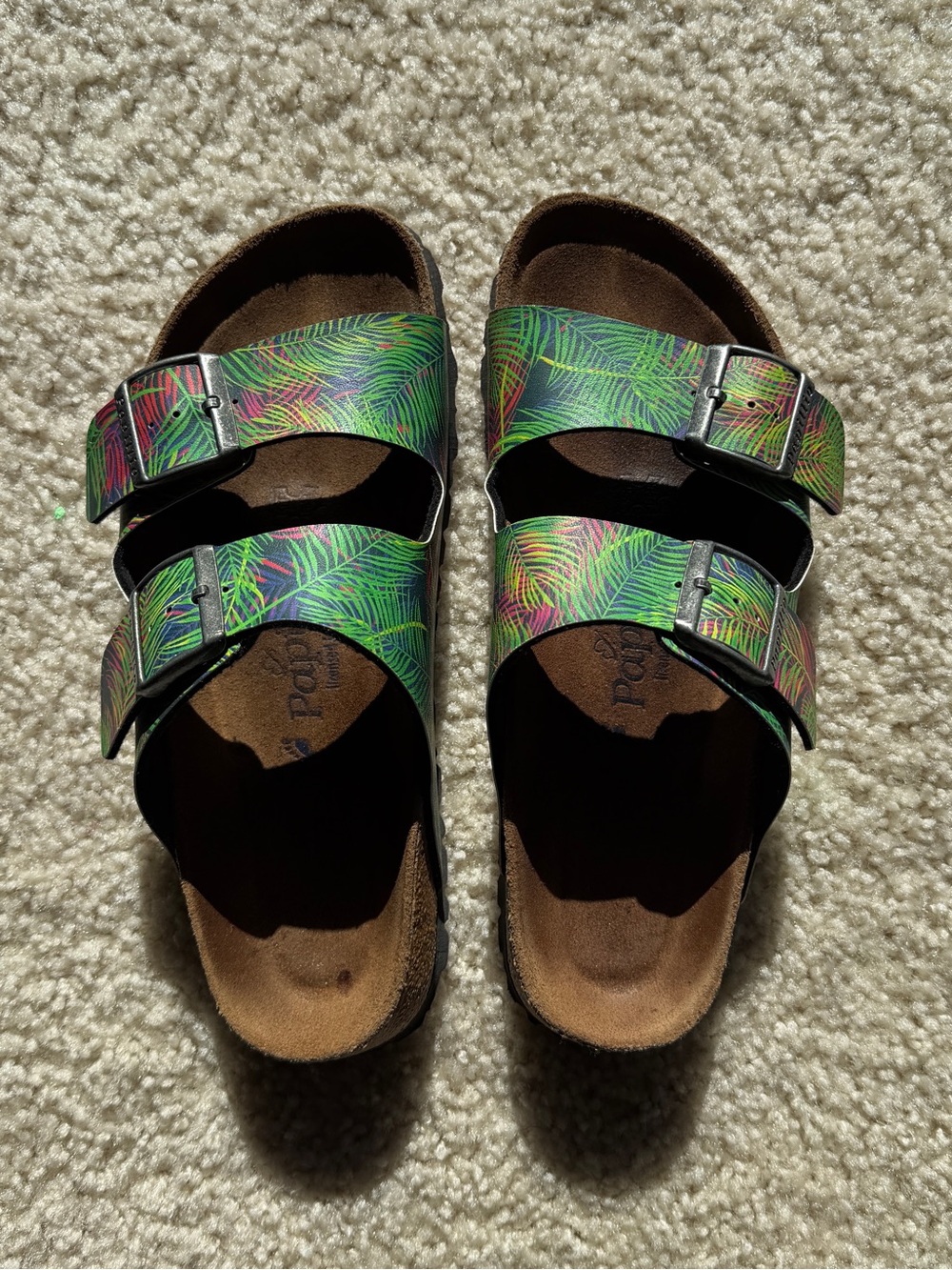Birkenstock Arizona Papillio Tropical Floral Sandal, 38
